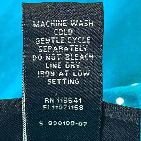 Lane Bryant Plus Polka Dot 3/4 Sleeve Cotton Knit Top - Picture 7 of 7